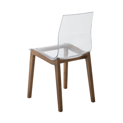 Marsden Modern Dining Side Chair with Beech Wood Legs, Set of 2