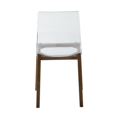 Marsden Modern Dining Side Chair with Beech Wood Legs, Set of 2