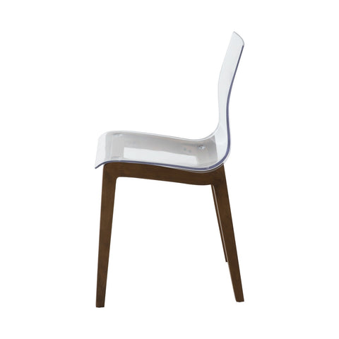 Marsden Modern Dining Side Chair with Beech Wood Legs, Set of 2