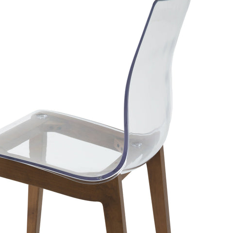Marsden Modern Dining Side Chair With Beech Wood Legs