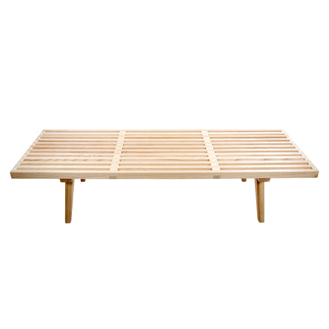 Inwood 5 Feet Platform Bench with Rubberwood Frame and Beech Wood Legs