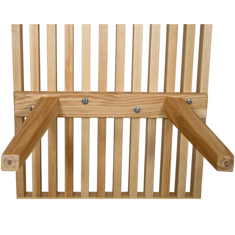 Inwood 5 Feet Platform Bench with Rubberwood Frame and Beech Wood Legs