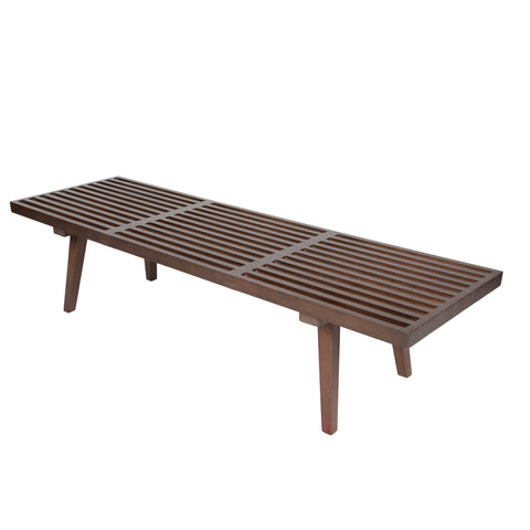 Inwood 5 Feet Platform Bench with Rubberwood Frame and Beech Wood Legs