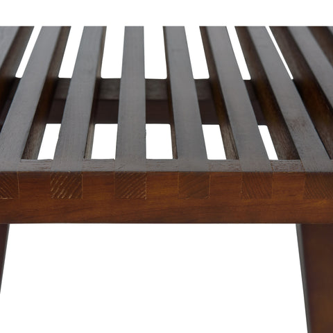 Inwood 5 Feet Platform Bench with Rubberwood Frame and Beech Wood Legs