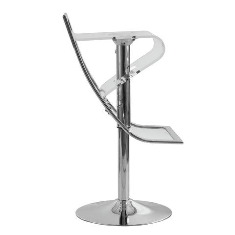 Napoli Transparent Acrylic Bar/Counter Stool