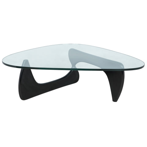 Imperial Modern Glass Top Triangle Coffee Table