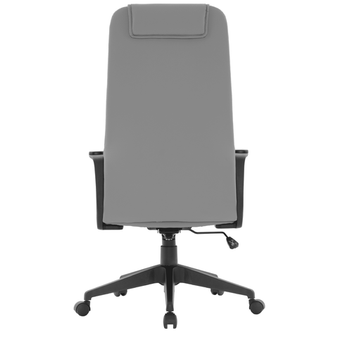 Nexa High-Back Conference Office Chair in Leather/Polyester Adjustable Height Swivel and Tilt