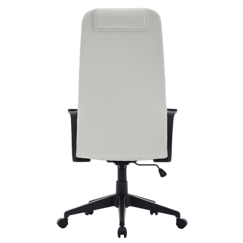 Nexa High-Back Conference Office Chair in Leather/Polyester Adjustable Height Swivel and Tilt