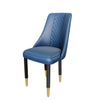 Allure Dining Chairs Fabric/Leather Seat and Back in Oak Wood