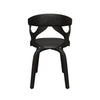 Klyne Modern Wooden Dining Chair With Walnut Color Frame