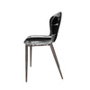 Mosaic Dining Chair Upholstered Fabric Foam Cushioned Chair with Metal Legs