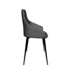 Sonnet Dining Chair Ergonomic Design with Upholstered Seating and Sturdy Iron Legs