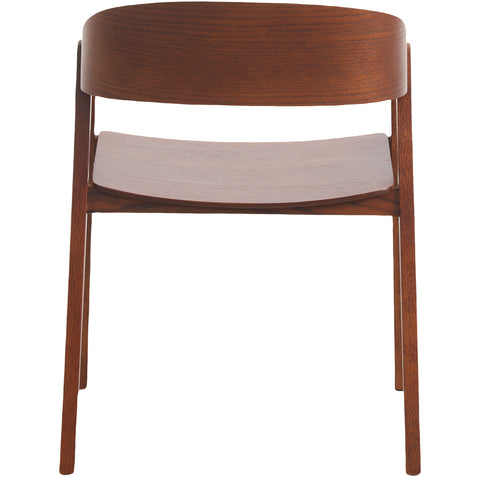 Rivo Dining Chairs in Sturdy Oak Wood with Open Back Design and Armrests