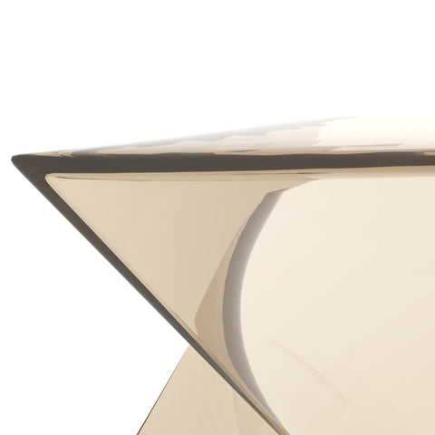 Randolph Triangular Accent Side Table in ABS/PC Plastic