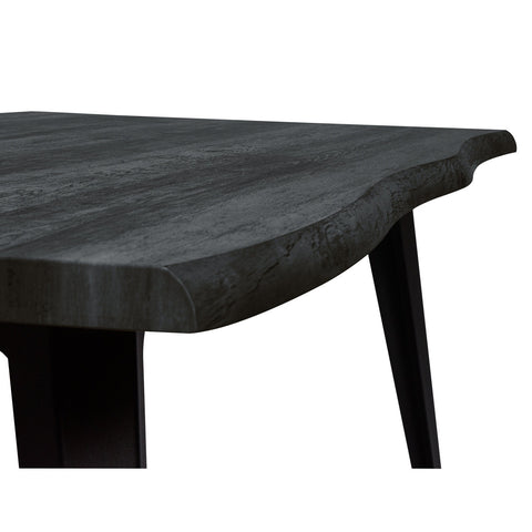 Ravenna 63" Rectangular Dining Table With MDF Tabletop and  Metal Legs