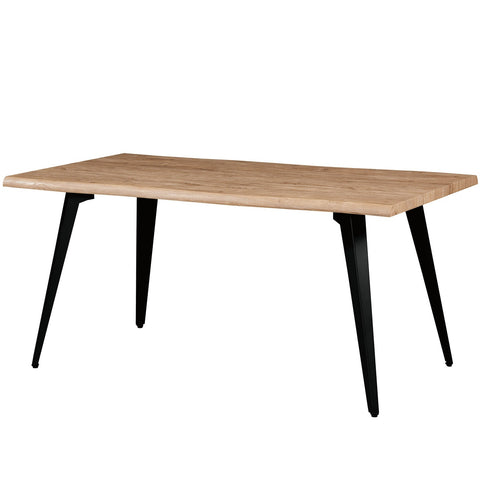 Ravenna 63" Rectangular Dining Table With MDF Tabletop and  Metal Legs