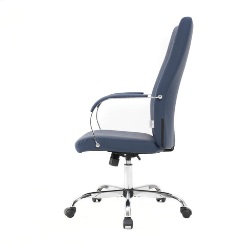 Sonora Modern High-Back Leather Office Chair