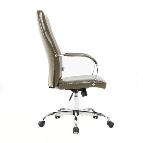 Sonora Modern High-Back Leather Office Chair