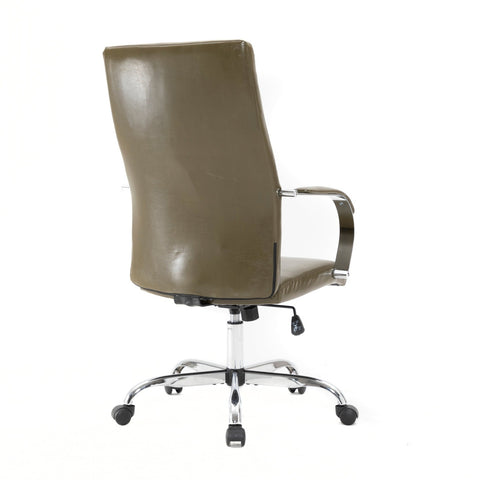 Sonora Modern High-Back Leather Office Chair