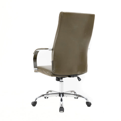 Sonora Modern High-Back Leather Office Chair