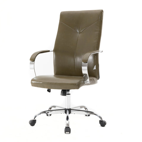 Sonora Modern High-Back Leather Office Chair