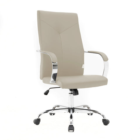 Sonora Modern High-Back Leather Office Chair