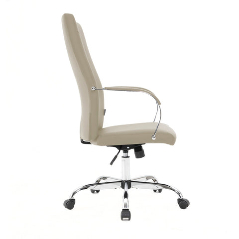 Sonora Modern High-Back Leather Office Chair