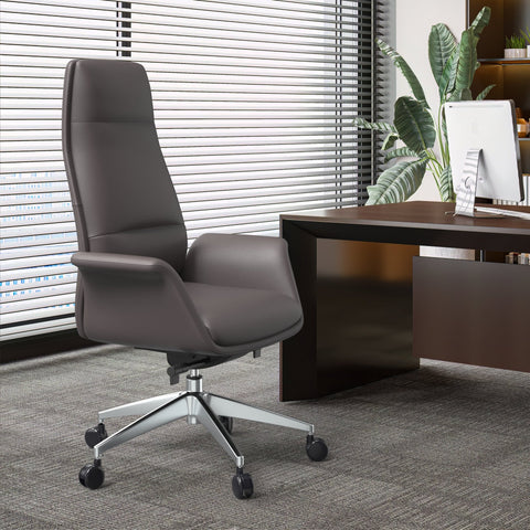 Summit High-Back Conference Office Chair with Aluminum Frame