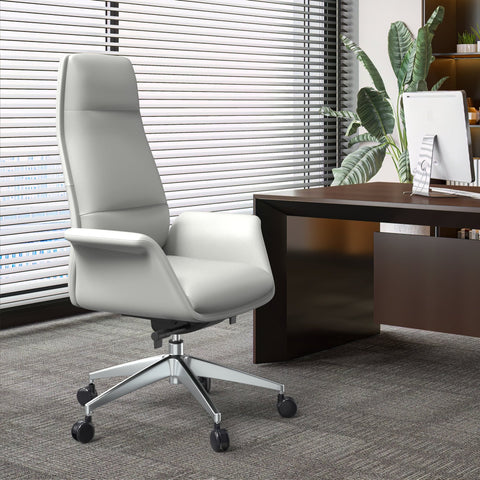 Summit High-Back Conference Office Chair with Aluminum Frame