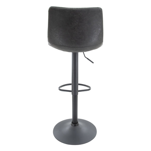 Tilbury Modem Adjustable Bar Stool With Footrest & 360-Degree Swivel Set of 2