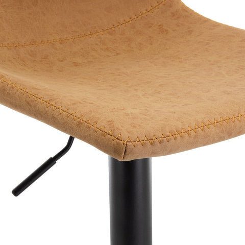 Tilbury Modem Adjustable Bar Stool With Footrest & 360-Degree Swivel Set of 2