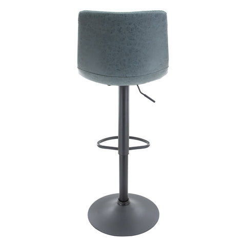 Tilbury Modem Adjustable Bar Stool With Footrest & 360-Degree Swivel Set of 2