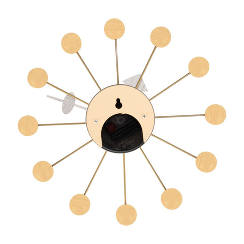 Concordia Modern Design Round Balls Silent Non-Ticking Wall Clock