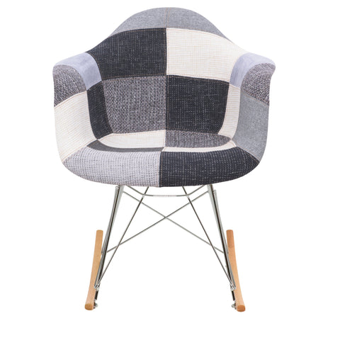 Willow Modern Fabric Eiffel Base Accent Side Chair