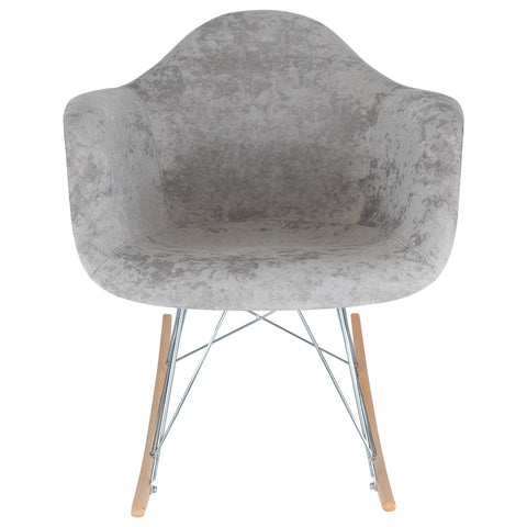 Willow Modern Fabric Eiffel Base Accent Side Chair