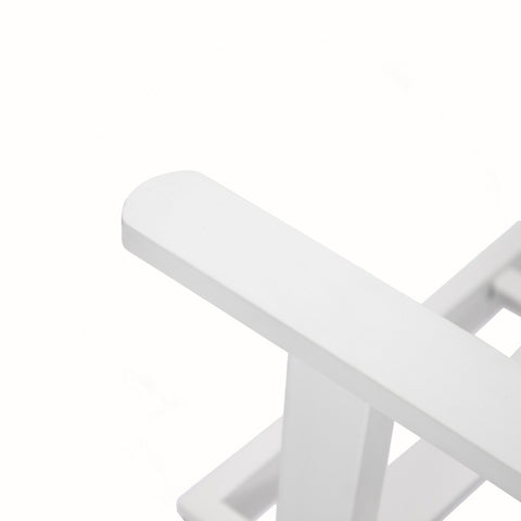 Walbrooke Modern White Patio Arm Chair, Set of 2